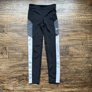 💕 NIKE Black Grey White Athletic pants Size XL  Nike Colorblock Training T…